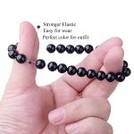 WRCXSTONE Natural 8mm Gorgeous Semi-Precious Gemstones Healing Crystal Stretch Beaded Bracelet Unisex - Image 4